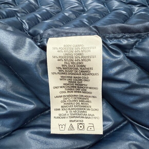 Calvin Klein‎ Packable Puffer Vest Women’s S Blue Down Filled Gorpcore Preppy - Picture 7 of 10